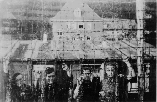Holländische Fremdarbeiter errichten im Sommer 1944 die Baracken des Lagers Kinzigdamm; Archiv Gedenkstätte Vulkan